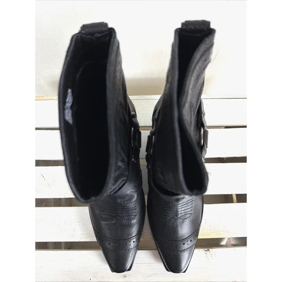NWT Very Volatile Cascade Black Western Short Boots #1063 Womens 6 - Picture 5 of 6